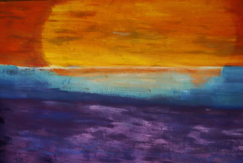 Sunset - a painting by Annette Stickler